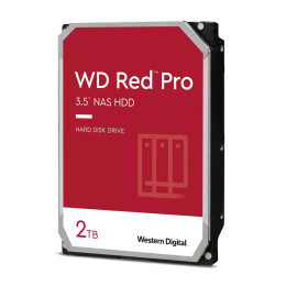 HDD NAS WD Red Plus 2TB CMR, 3.5'', 64MB, 5400 RPM, SATA, TBW: 180