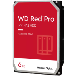HDD Desktop WD Red Pro (3.5'', 6TB, 256MB, 7200 RPM, SATA 6 Gb/s)