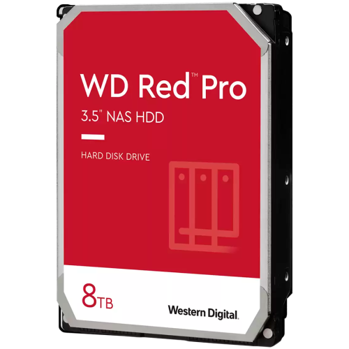HDD NAS WD Red Pro (3.5'', 8TB, 512MB, 7200 RPM, SATA 6 Gb/s)