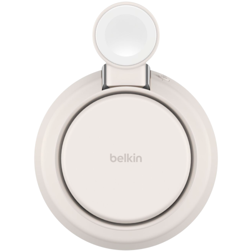 BELKIN 25w QI2 3-IN-1 Wireless Charging Stand, Sand — фото 5