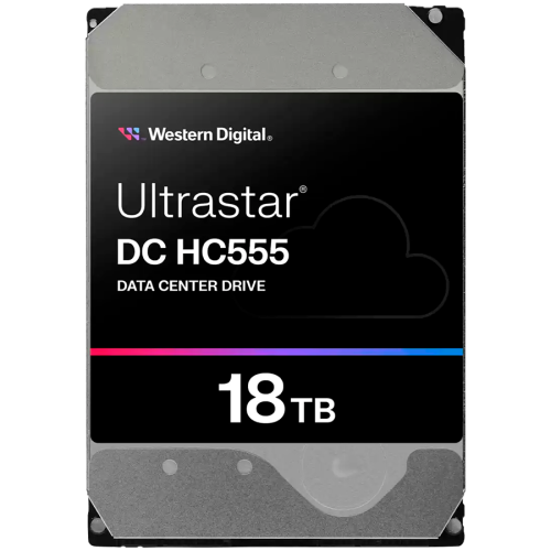 HDD Server WD/HGST ULTRASTAR DC HC555 (3.5’’, 18TB, 512MB, 7200RPM, SAS 12Gb/s, 512E SE P3) SKU: 0B47747