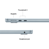 MacBook Air 13-inch,Sky Blue,Model A3449,M5 CHIP WITH 10C CPU, 10C GPU,16GB unified memory,30W USB-C Power Adapter,512GB SSD storage,Two Thunderbolt 4 Ports,Touch ID,Liquid Retina display,Force Touch Trackpad, KEYBOARD US English — фото 12