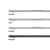 MacBook Air 13-inch,Sky Blue,Model A3449,M5 CHIP WITH 10C CPU,10C GPU, 32GB unified memory,35W Dual USB-C Power Adapter,1TB SSD storage,Two Thunderbolt 4 Ports,Touch ID,Liquid Retina display, Force Touch Trackpad, KEYBOARD-INT — фото 6