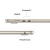 MacBook Air 15-inch,Starlight, Model A3448,M5 CHIP WITH 10C CPU, 10C GPU,24GB unified memory,35W Dual USB-C Power Adapter, 1TB SSD storage,Two Thunderbolt 4 Ports,Touch ID,Liquid Retina display,Force Touch Trackpad, KEYBOARD-INT — фото 12