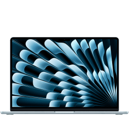 MacBook Air 15-inch,Sky Blue,Model A3448,M5 CHIP WITH 10C CPU, 10C GPU,32GB unified memory,35W Dual USB-C Power Adapter, 2TB SSD storage,Two Thunderbolt 4 Ports,Touch ID,Liquid Retina display,Force Touch Trackpad, KEYBOARD US English