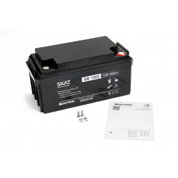 АККУМУЛЯТОР СВИНЦОВО-КИСЛОТНЫЙ SKAT SB 12В 65Ач