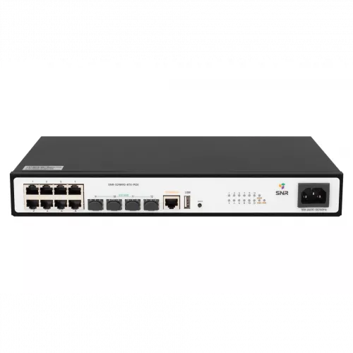 Управляемый PoE коммутатор уровня 2 SNR-S2989G-8TX-POE