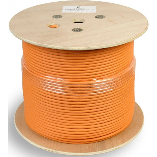 Витая пара S/FTP кат.7 4х2х23AWG solid LSZH нг(А)-HF оранжевый (305м)