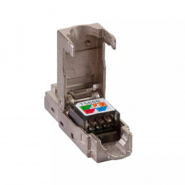 Экранированный коннектор RJ45 Cat7 (FTP/SFTP) с защитным колпачком