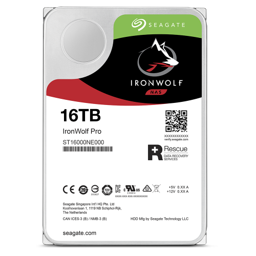 SEAGATE Ironwolf Pro NAS 16TB (7200 rpm)